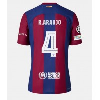 Barcelona Ronald Araujo #4 Hjemmedrakt Dame 2023-24 Kortermet